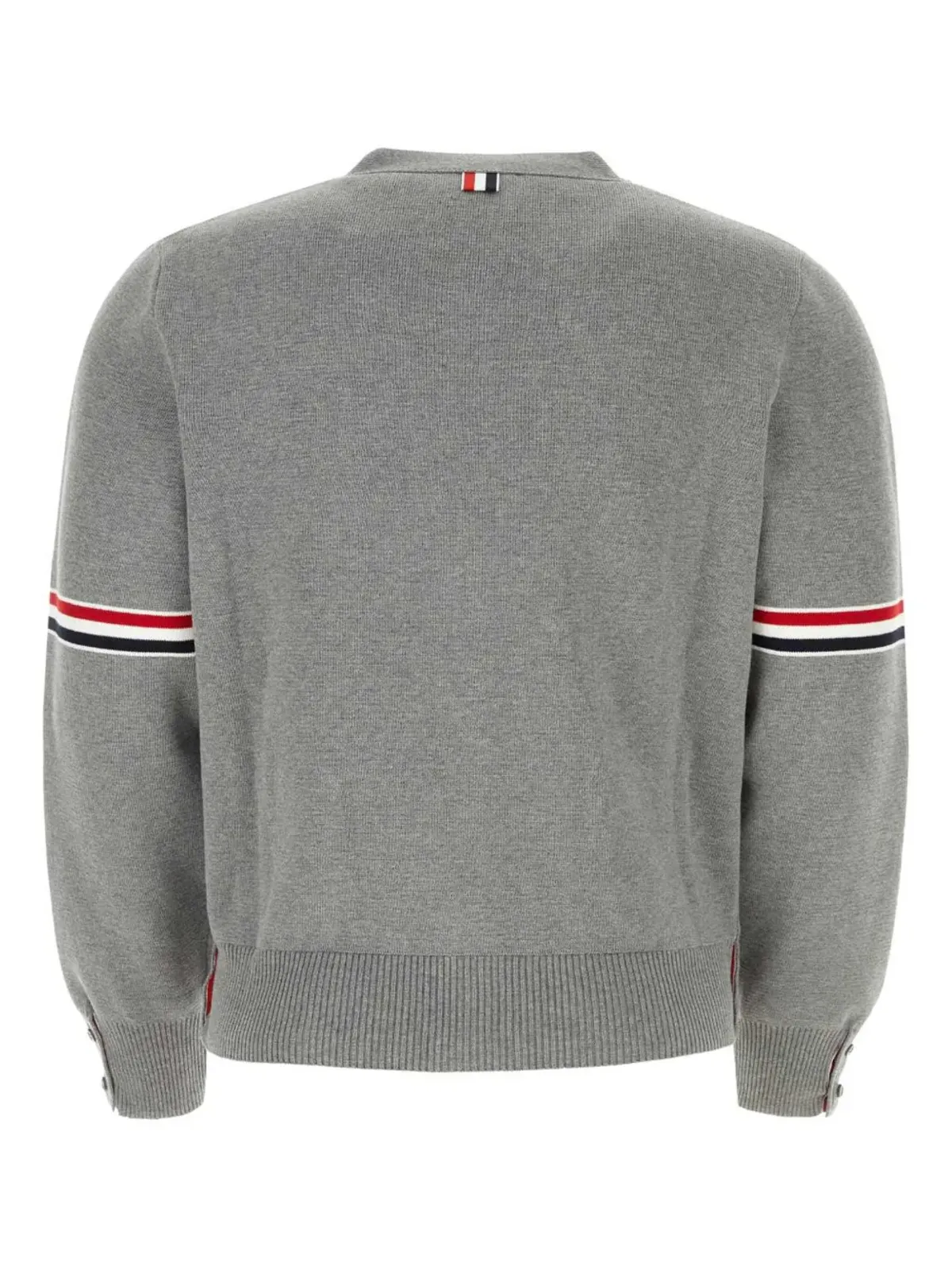 Thom Browne ミラノステッチストライプアームバンドカーディガン - グレー - 画像2