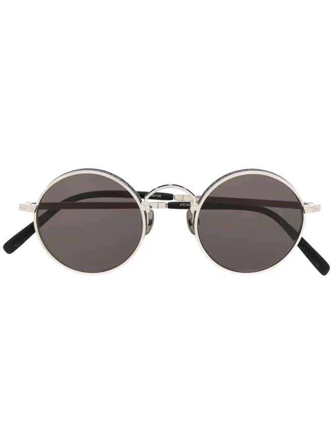 Matsuda Matsuda round-frame logo sunglasses - Silverの商品画像
