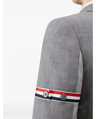 Thom Browne Fun-Mix 2ply fresco panelled blazer - Grey - サムネイル5