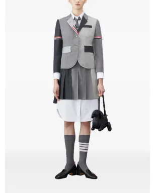 Thom Browne Fun-Mix 2ply fresco panelled blazer - Grey - サムネイル2