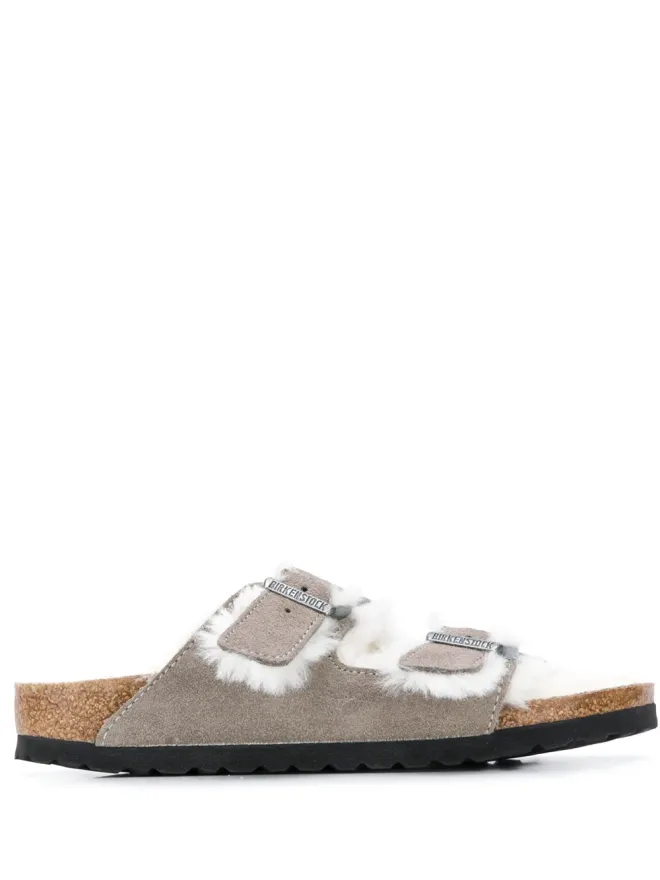Birkenstock Birkenstock アリゾナ ツー・ストラップ シアリング サンダルの商品画像