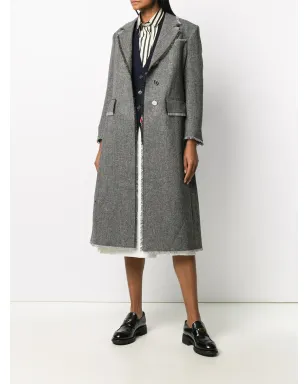 Thom Browne RWB-stripe coat - Grey - サムネイル2