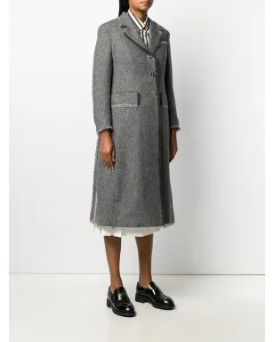 Thom Browne RWB-stripe coat - Grey - サムネイル3