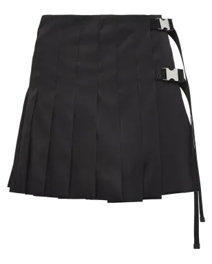 Prada バックル付きプリーツラップスカート - サムネイル1