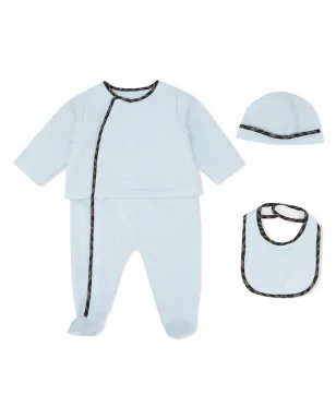 Fendi Kids FFトリム3点セット ブルー - サムネイル1