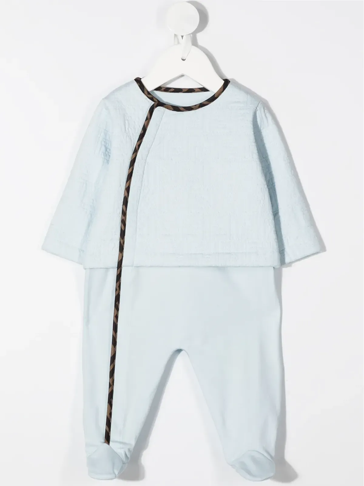 Fendi Kids FFトリム3点セット ブルー - 画像2
