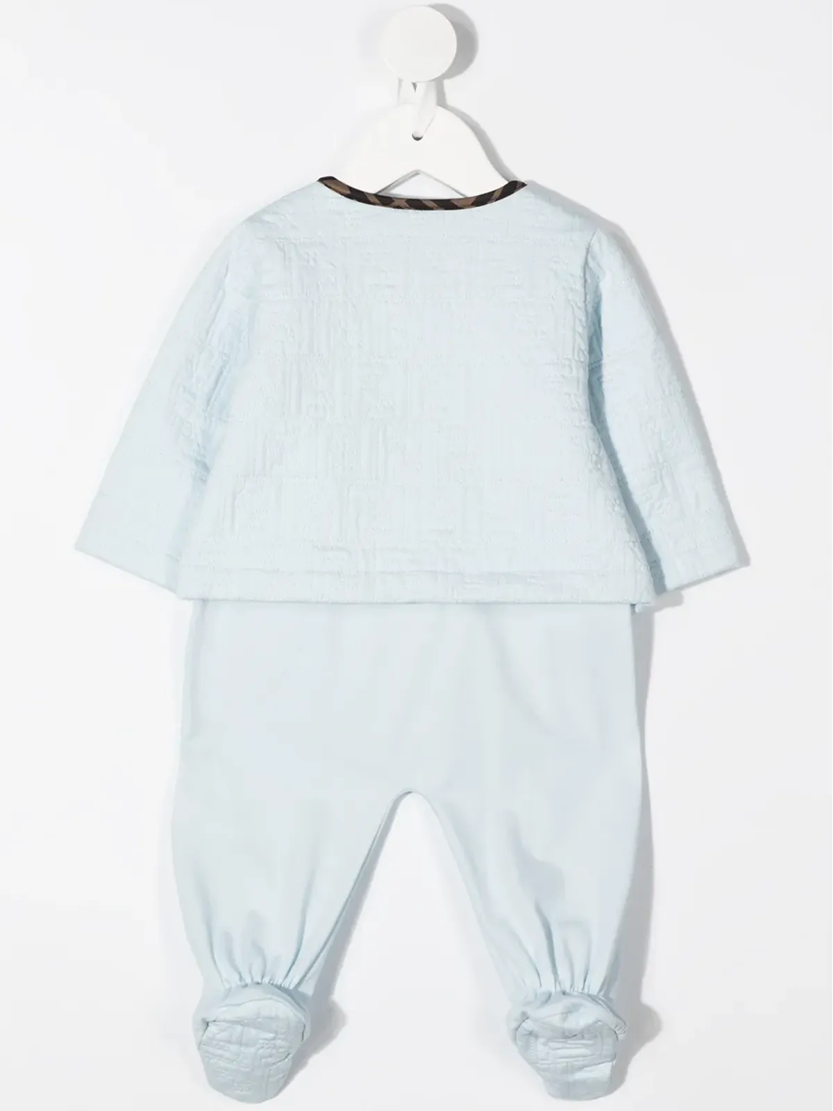 Fendi Kids FFトリム3点セット ブルー - 画像3