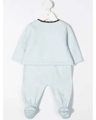 Fendi Kids FFトリム3点セット ブルー - サムネイル3