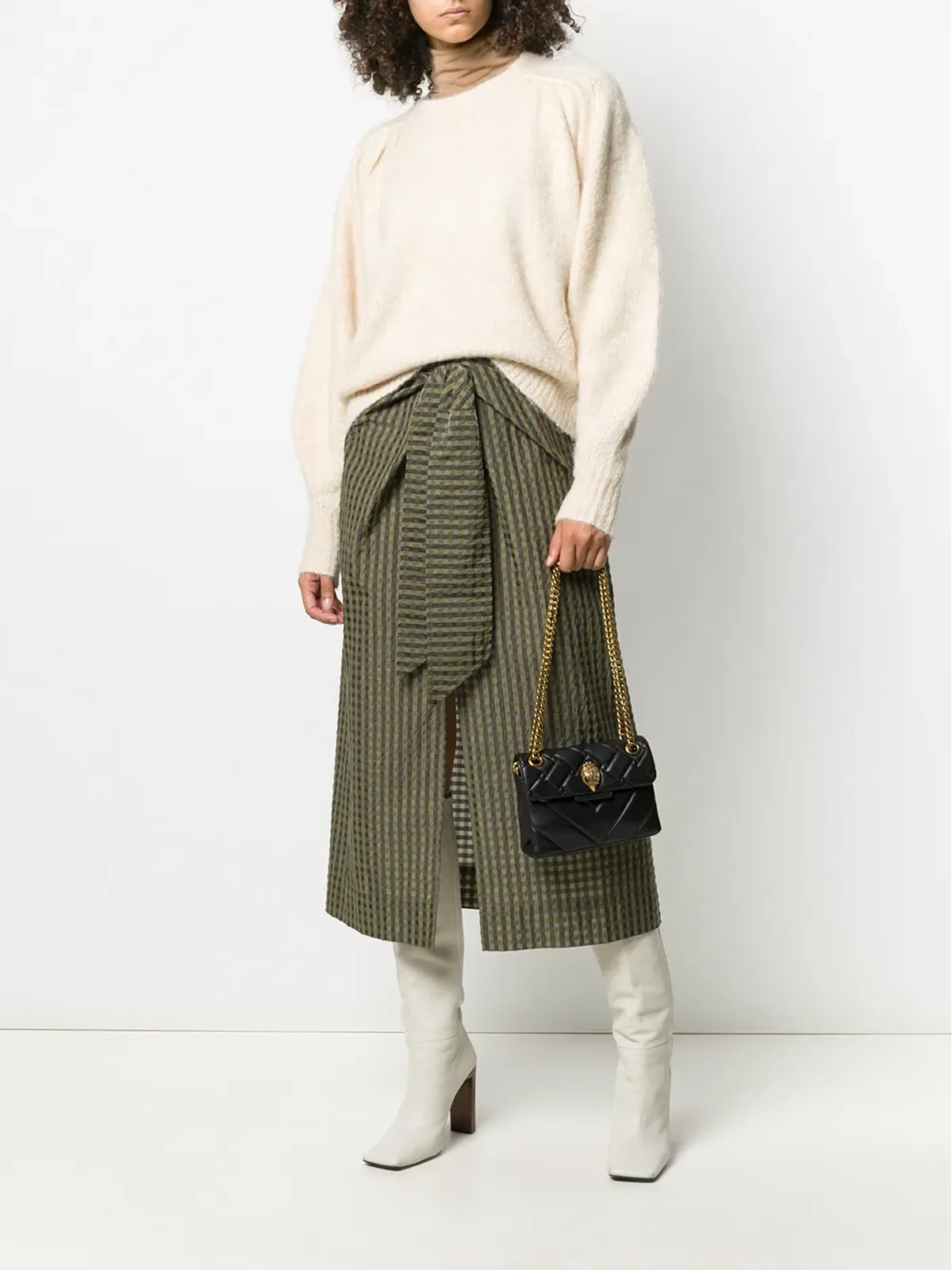 Kurt Geiger London Kensington Mini キルテッド ショルダーバッグ - ブラック - 画像2