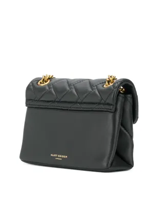 Kurt Geiger London Kensington Mini キルテッド ショルダーバッグ - ブラック - サムネイル3