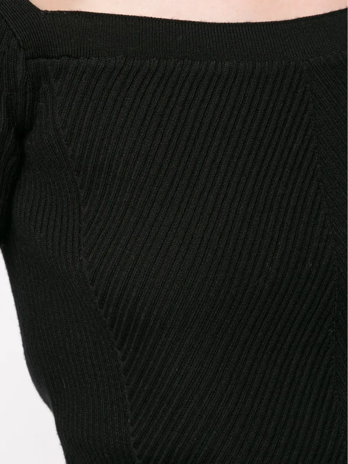 3.1 Phillip Lim リブ編みオープンネックトップ - 画像5