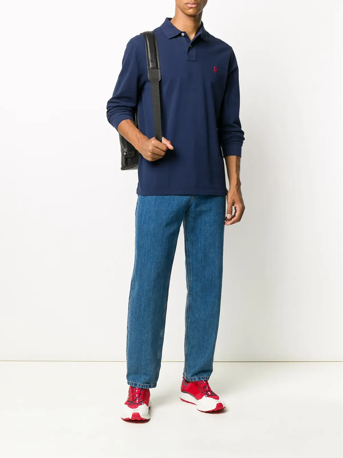 Polo Ralph Lauren ロングスリーブポロシャツ - ブルー - 画像2