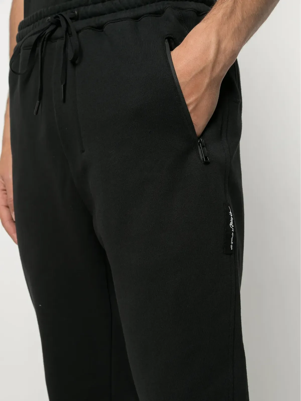 3.1 Phillip Lim デイリーコットン・トラックパンツ - ブラック - 画像5