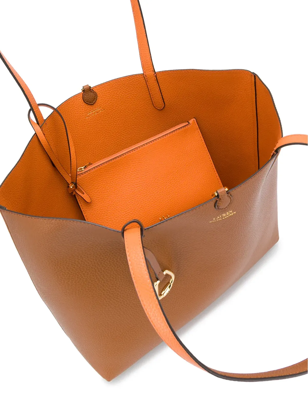 Lauren Ralph Lauren リバーシブル ロゴ トートバッグ - 画像5