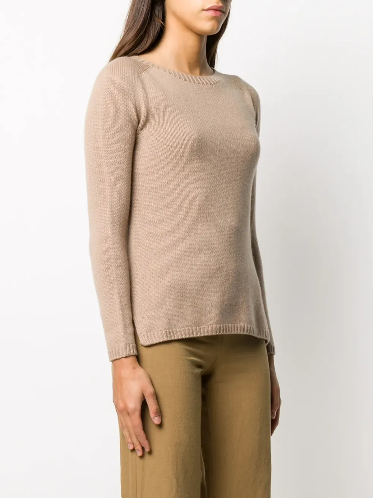 S Max Mara 丸首ニットセーター - 画像3