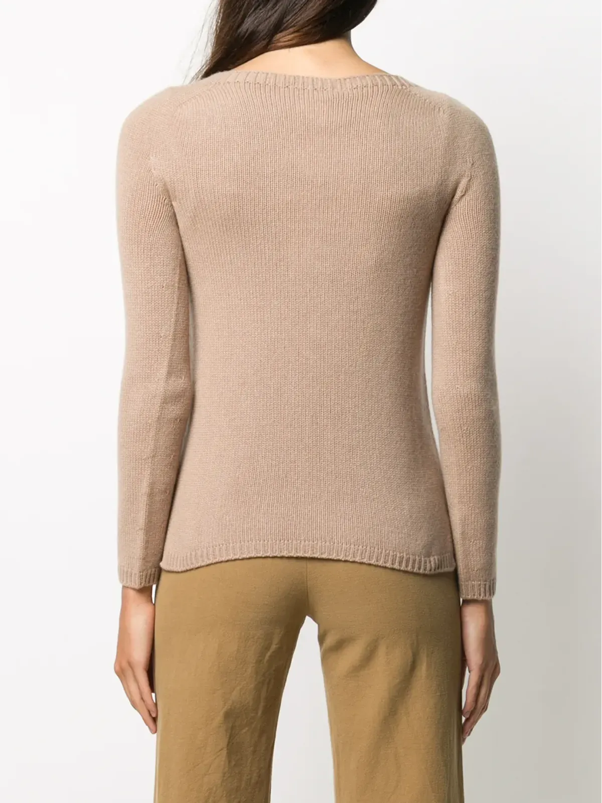 S Max Mara 丸首ニットセーター - 画像4
