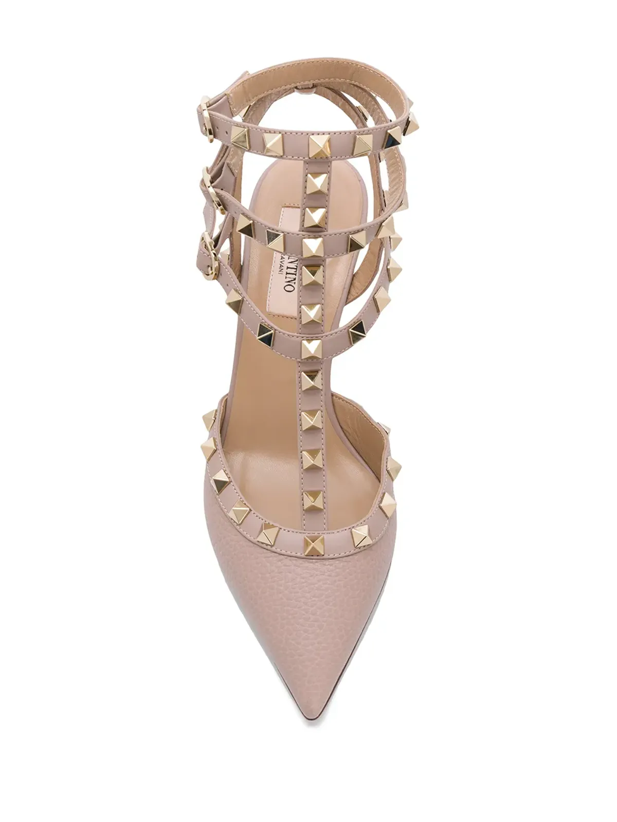 Valentino Garavani ロックスタッド ポインテッドパンプス - 画像4