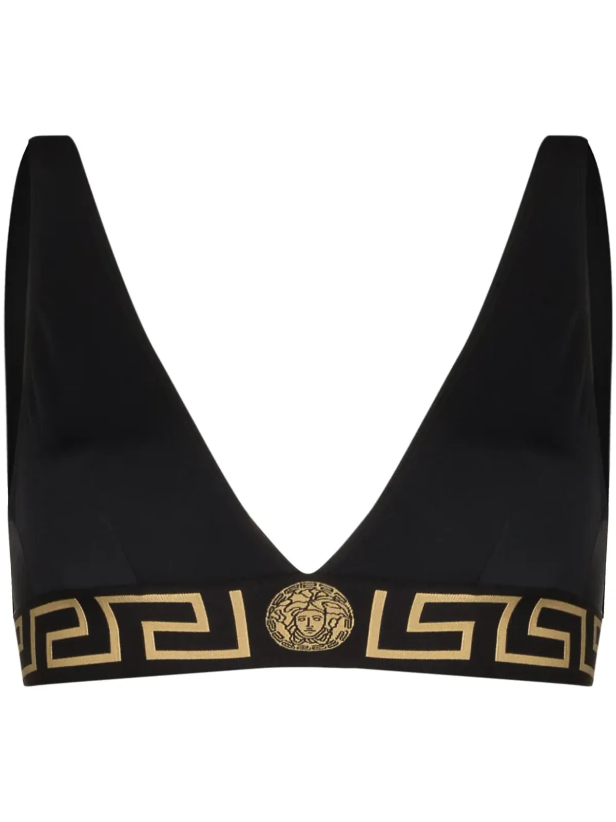 Versace Greca Border ビキニトップ - 画像1