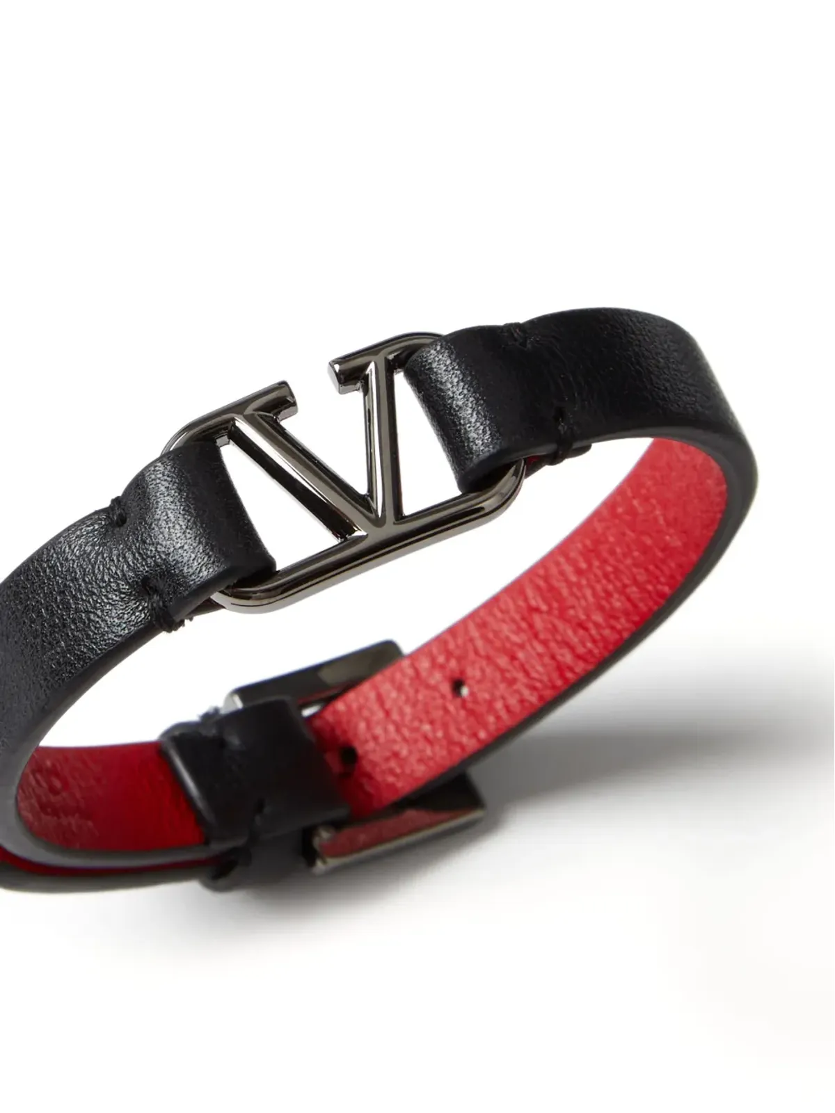 Valentino Garavani VLogo Signature レザーブレスレット - 画像2