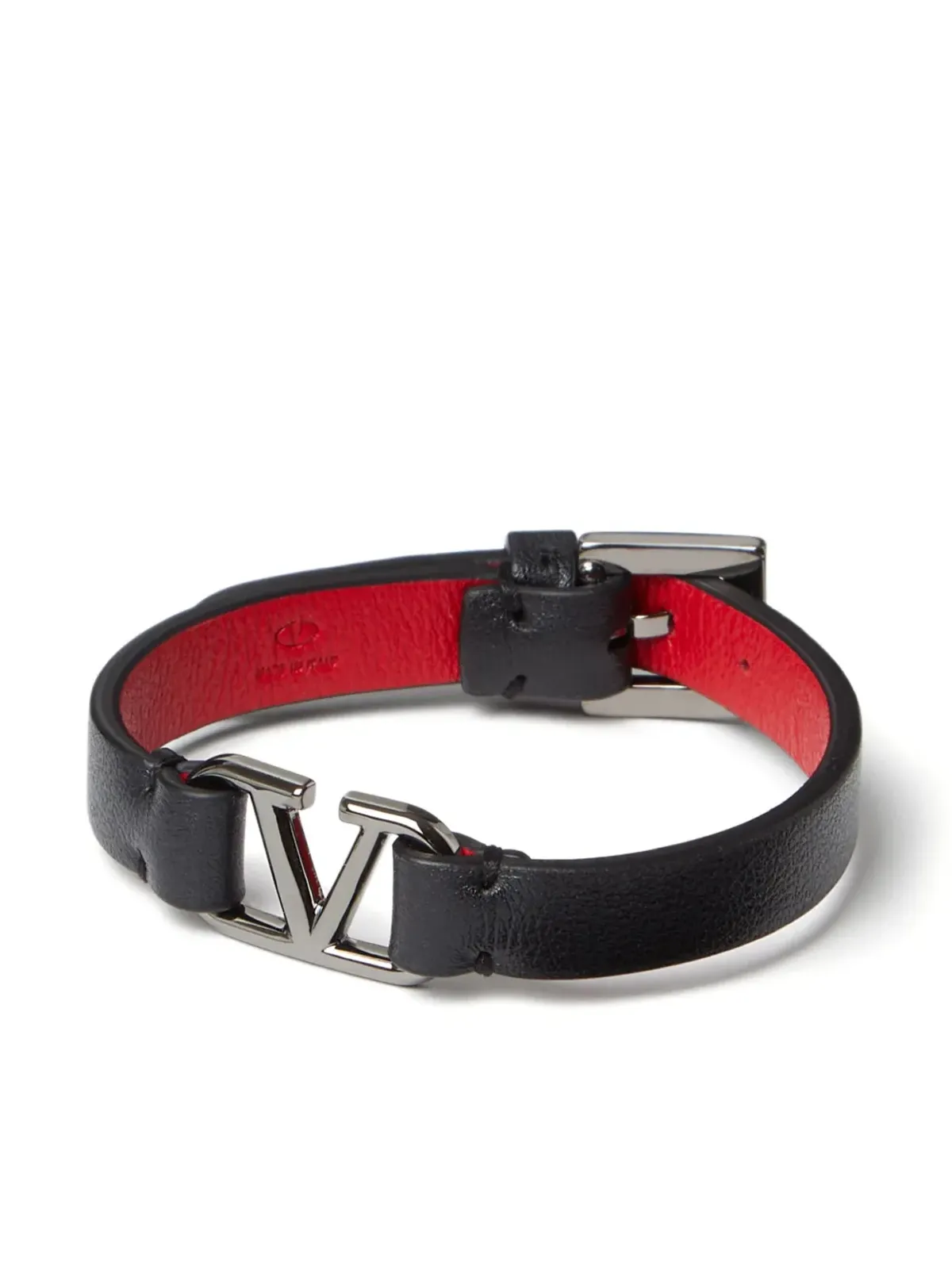 Valentino Garavani VLogo Signature レザーブレスレット - 画像3