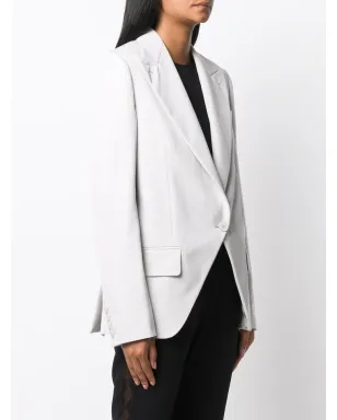 Stella McCartney ピークドラペル・シングルブレストブレザー - サムネイル3