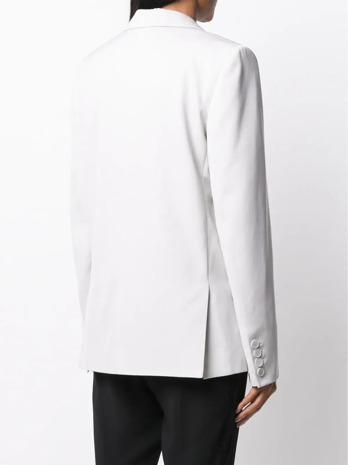 Stella McCartney ピークドラペル・シングルブレストブレザー - 画像4