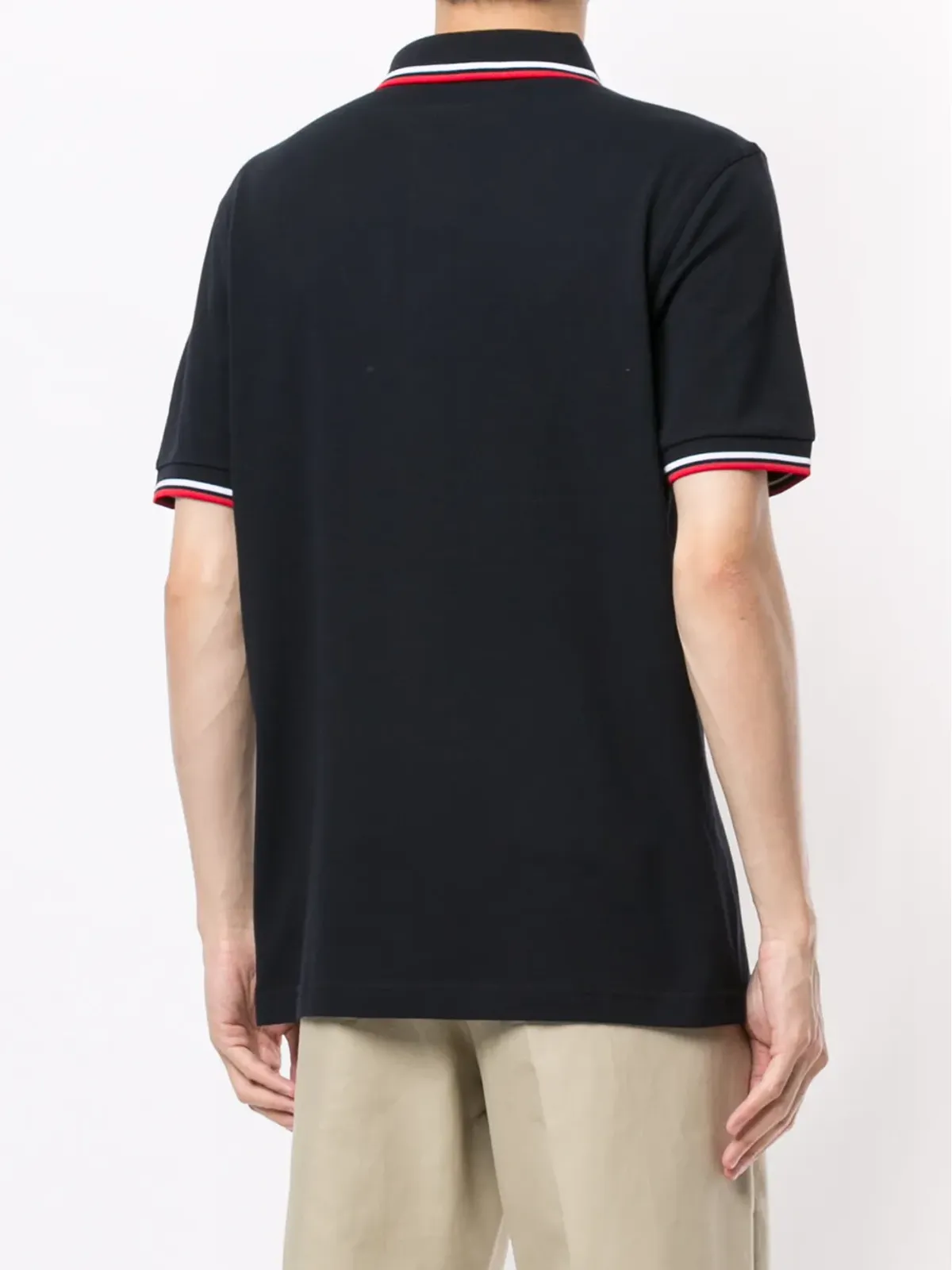 Fred Perry ストライプトリム ロゴ ポロシャツ - 画像4