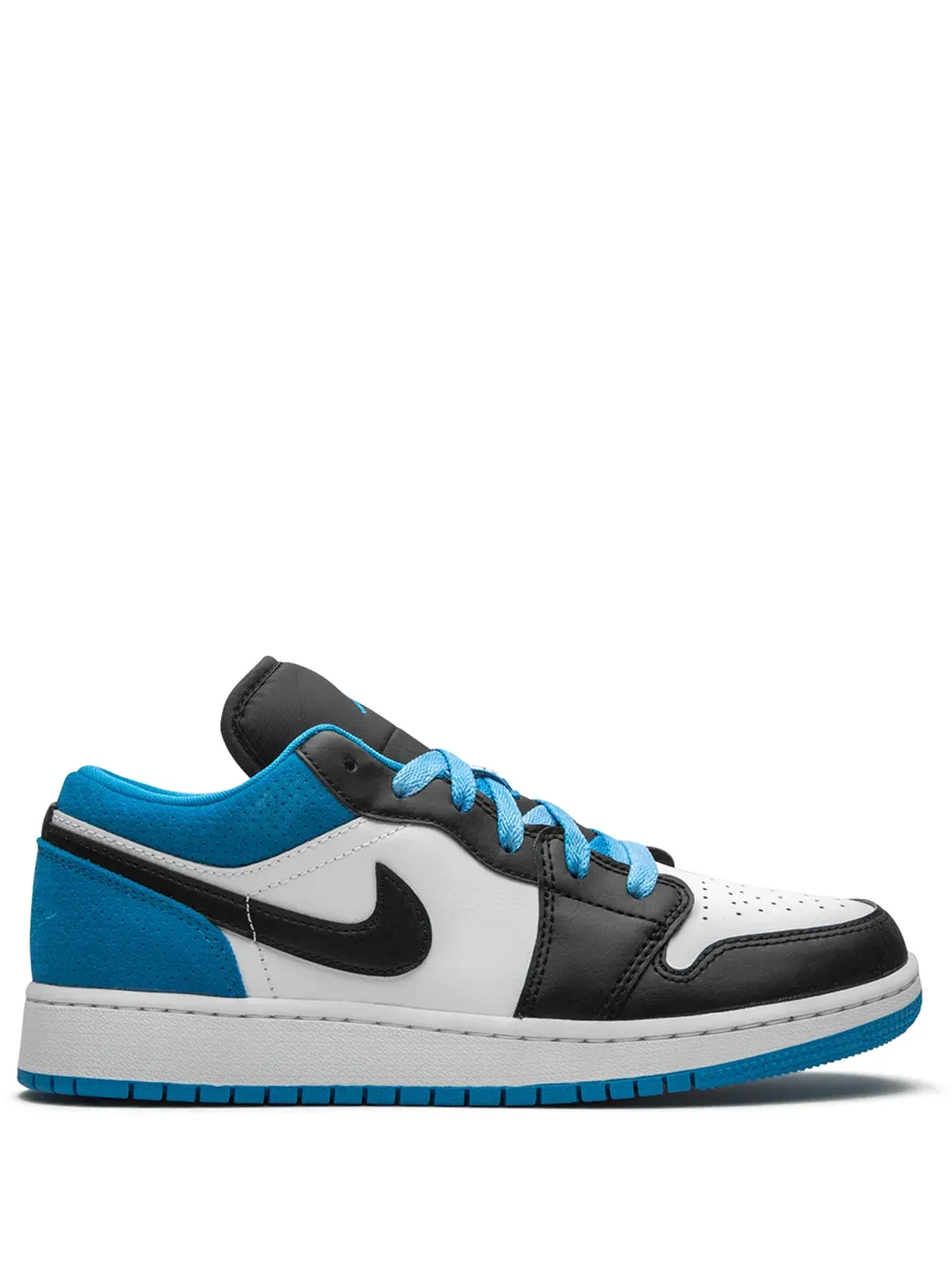 Jordan Kids エア ジョーダン 1 ロー SE レーザーブルー スニーカー - 画像1