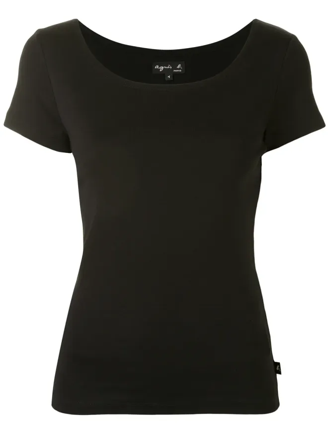 agnès b. agnès b. Le Chic スクープネック Tシャツの商品画像