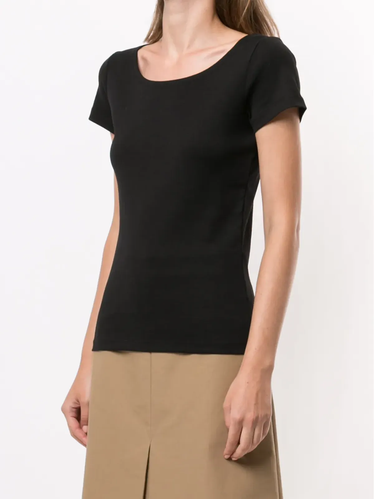 agnès b. Le Chic スクープネック Tシャツ - 画像3