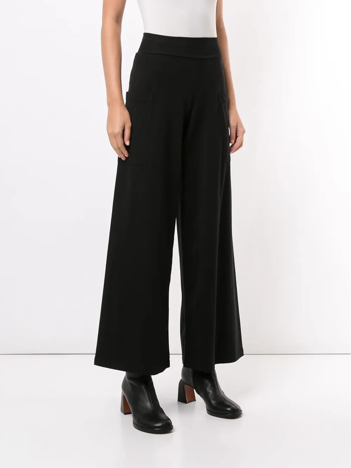 agnès b. Mathis wide-leg trousers - 画像3