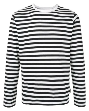 agnès b. Coulos stripe T-shirt - White - サムネイル1