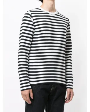 agnès b. Coulos stripe T-shirt - White - サムネイル3
