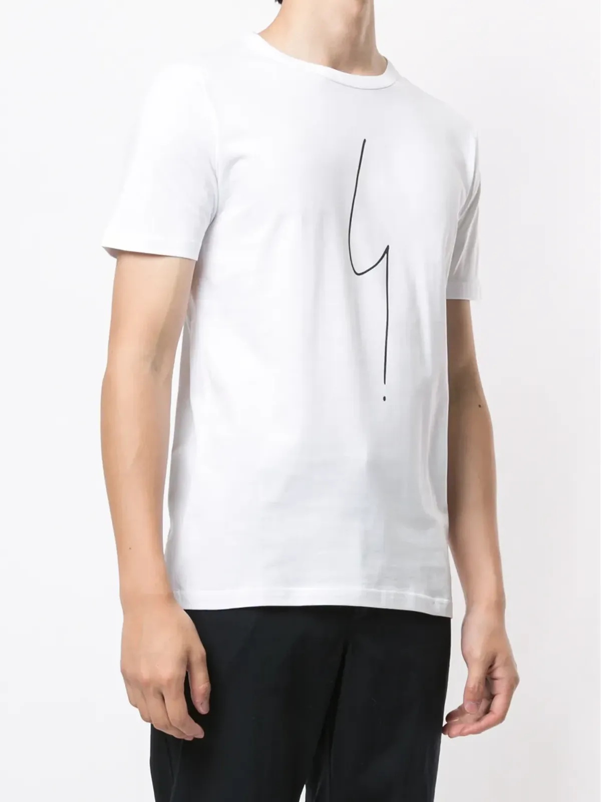 agnès b. Coulos scribble print Tシャツ - 画像3