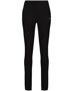 Off-White ロゴプリント スリムフィットパンツ - ブラック - サムネイル1