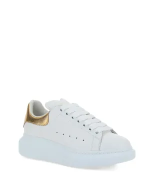 Alexander McQueen オーバーサイズ メタリックレザー スニーカー - サムネイル2
