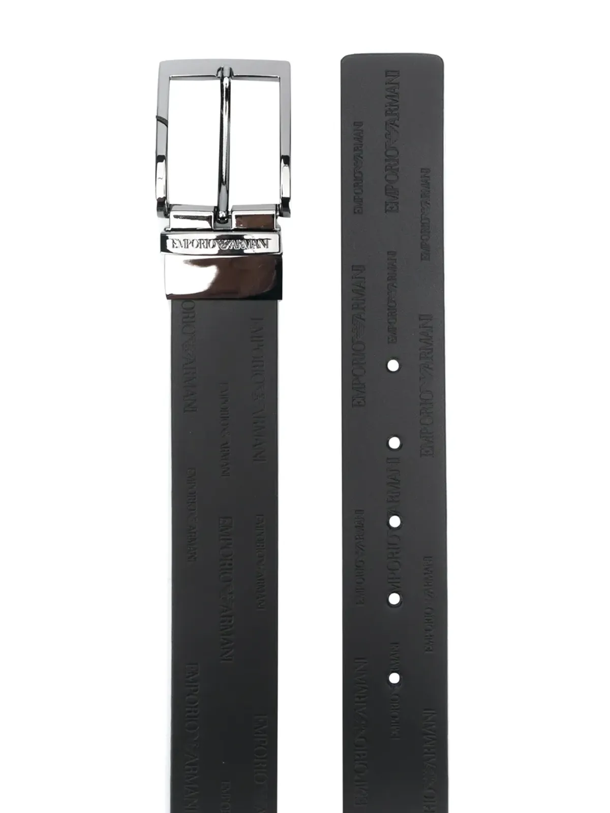 Emporio Armani スクエアバックルベルト - 画像2