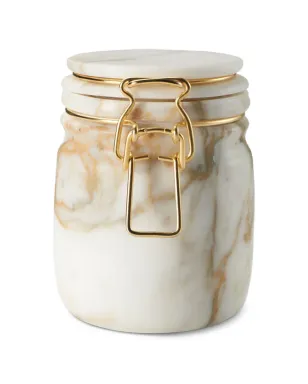 Editions Milano Miss Marble Calacatta jar - White - サムネイル1