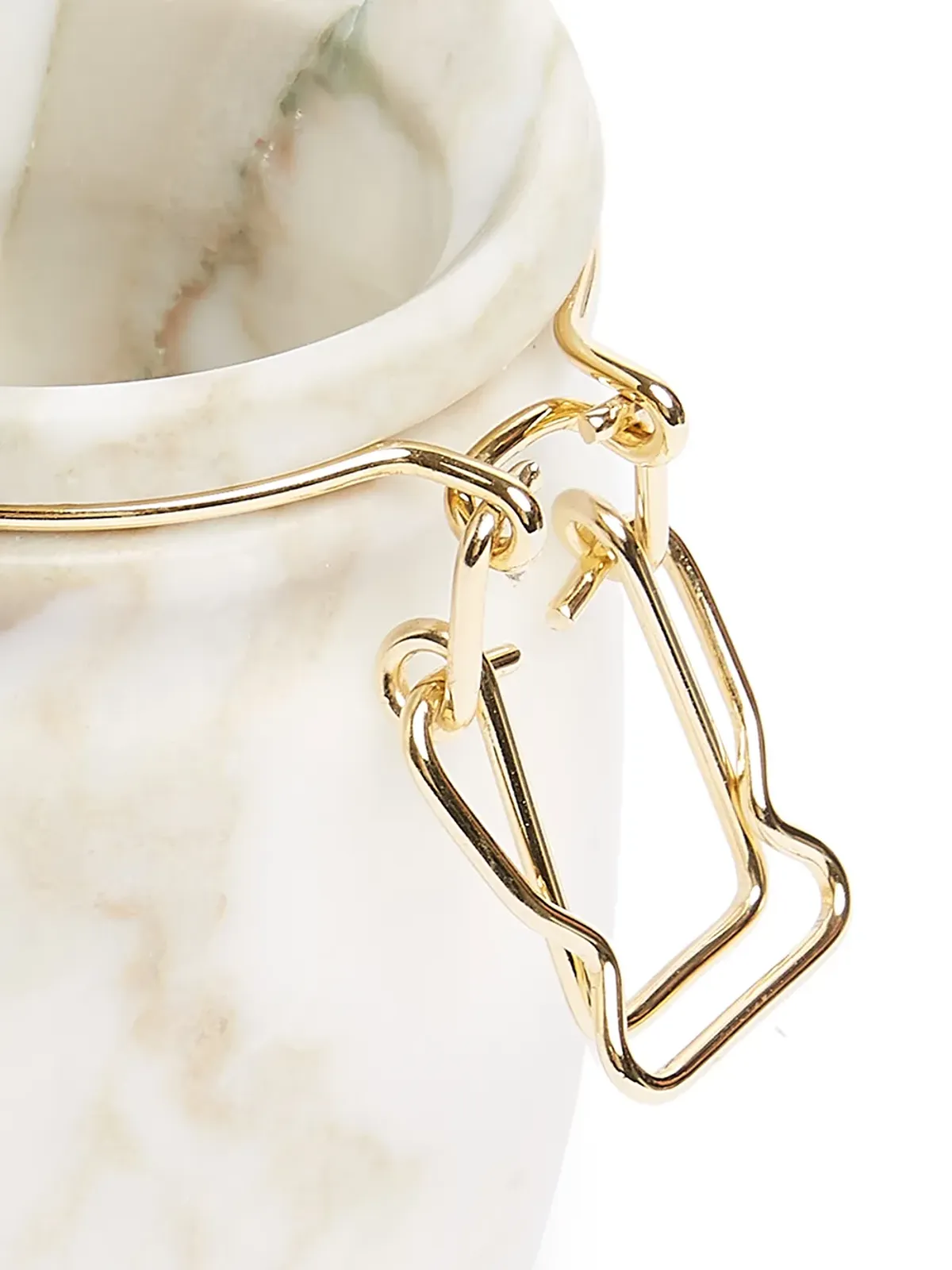 Editions Milano Miss Marble Calacatta jar - White - 画像5
