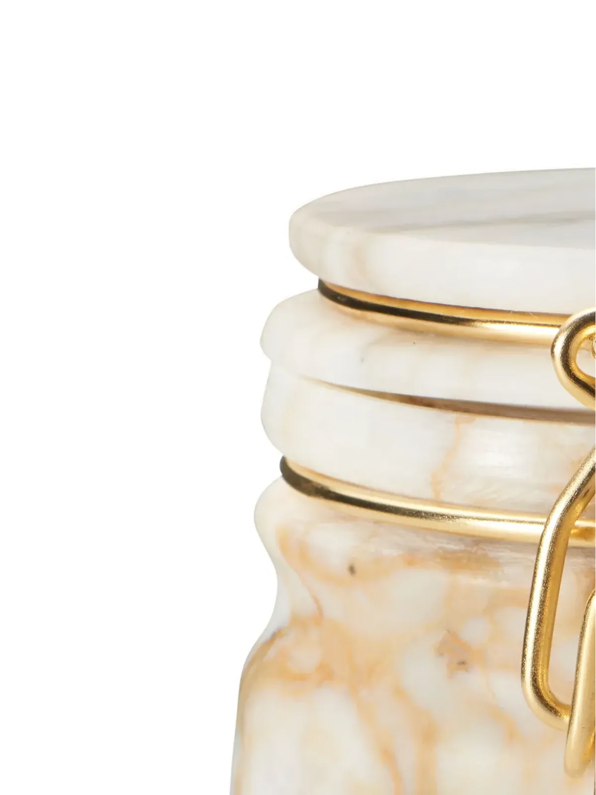 Editions Milano Miss Marble Calacatta jar - White - 画像2
