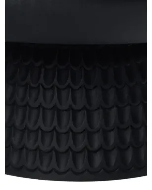 Zanat Nera wooden bowl - Black - サムネイル3
