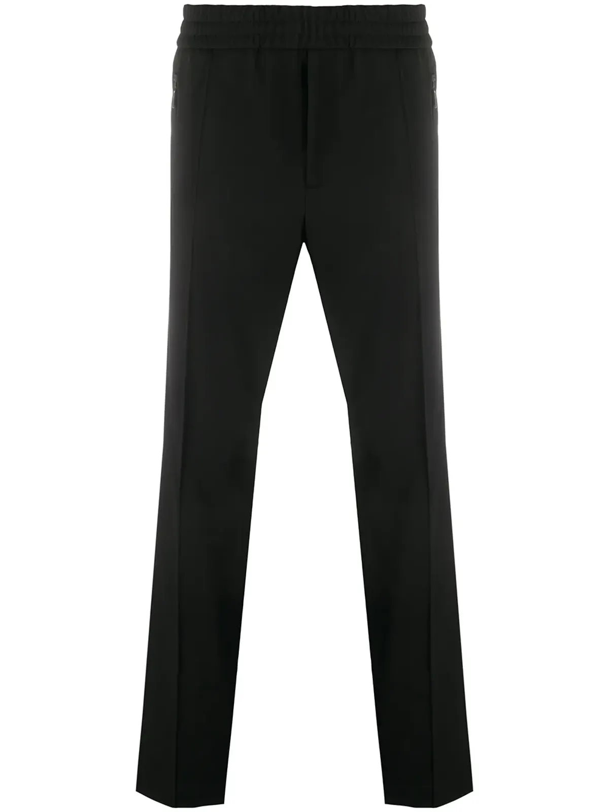 Moncler Grenoble mid-rise straight leg trousers - Black - 画像1