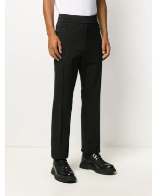 Moncler Grenoble mid-rise straight leg trousers - Black - サムネイル3