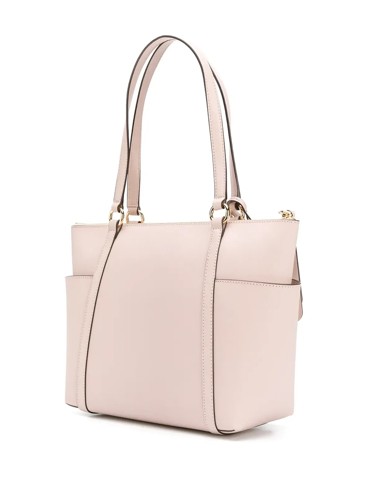 Michael Michael Kors ジップ付き レザートートバッグ - 画像3
