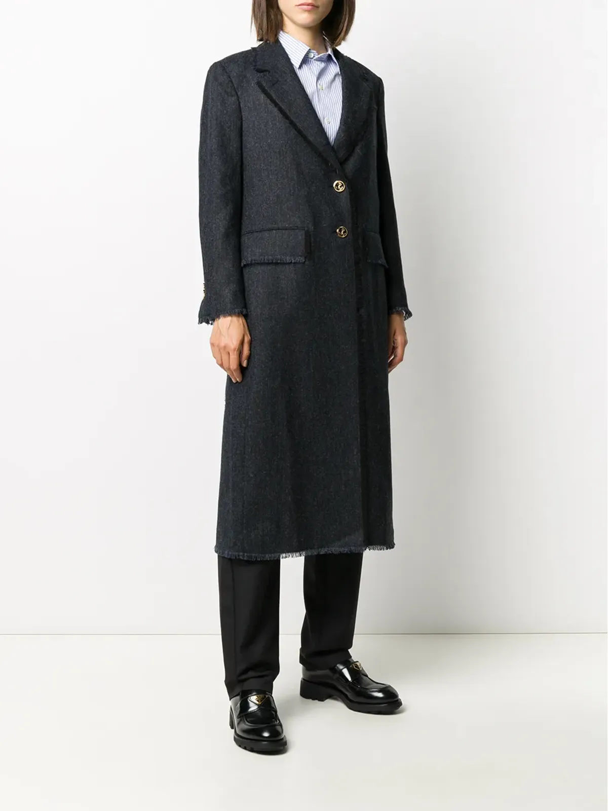 Thom Browne シングルブレストコート - 画像3