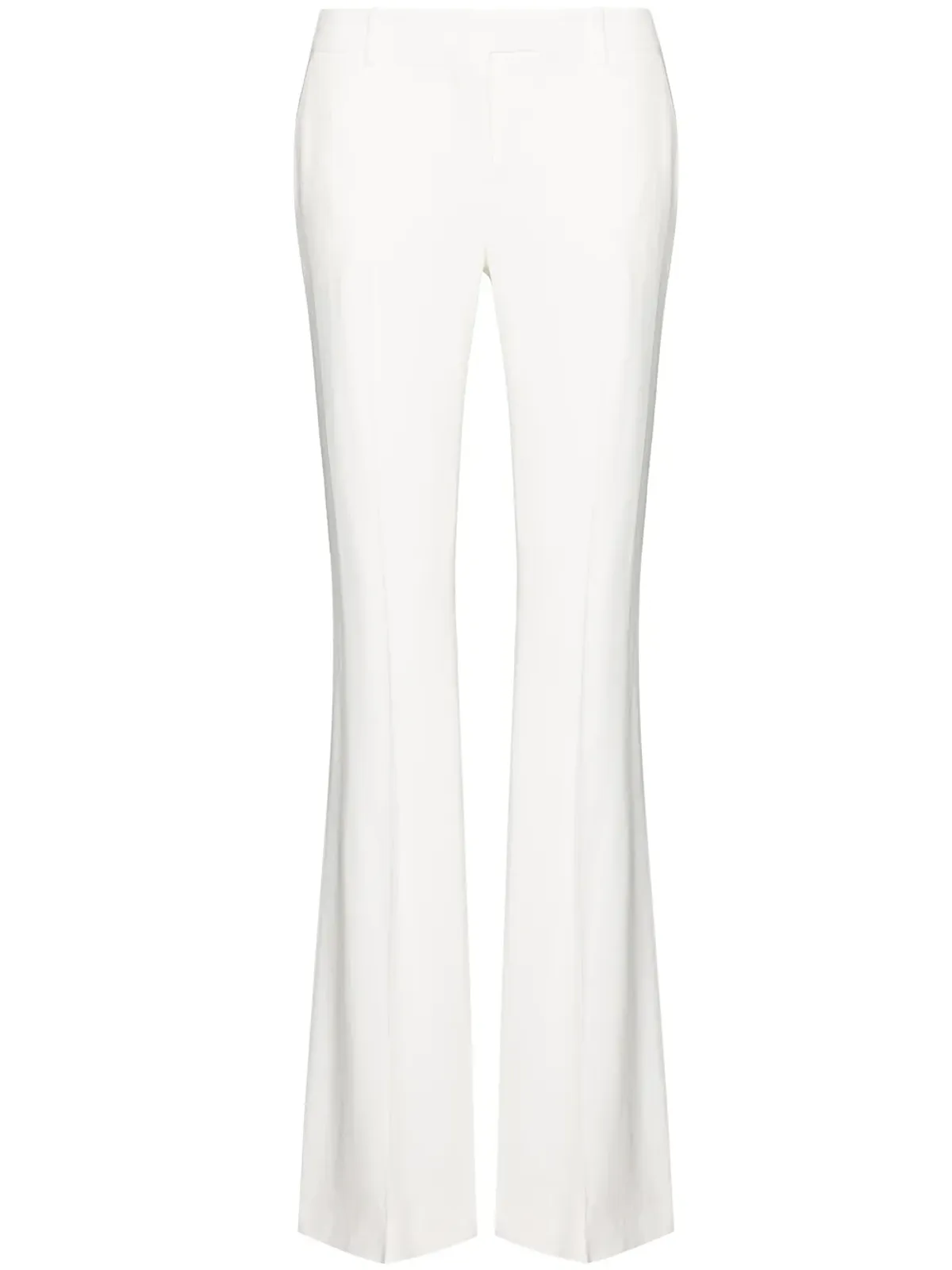 Alexander McQueen ミッドライズフレアパンツ - White - 画像1