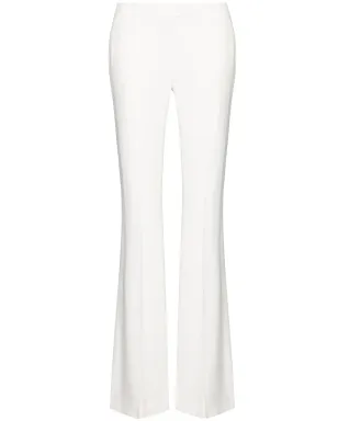 Alexander McQueen ミッドライズフレアパンツ - White - サムネイル1