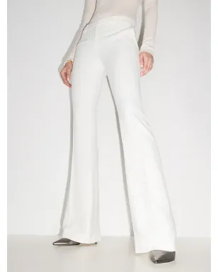 Alexander McQueen ミッドライズフレアパンツ - White - サムネイル2