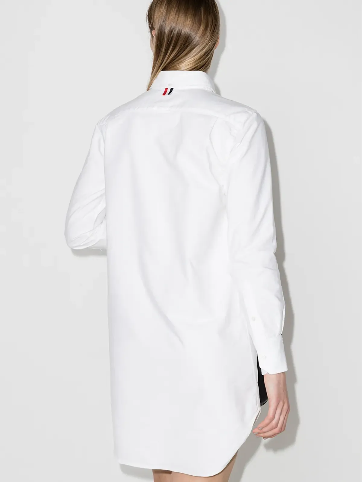 Thom Browne RWBストライプ ミニ シャツドレス - 画像3