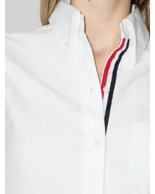 Thom Browne RWBストライプ ミニ シャツドレス - サムネイル4